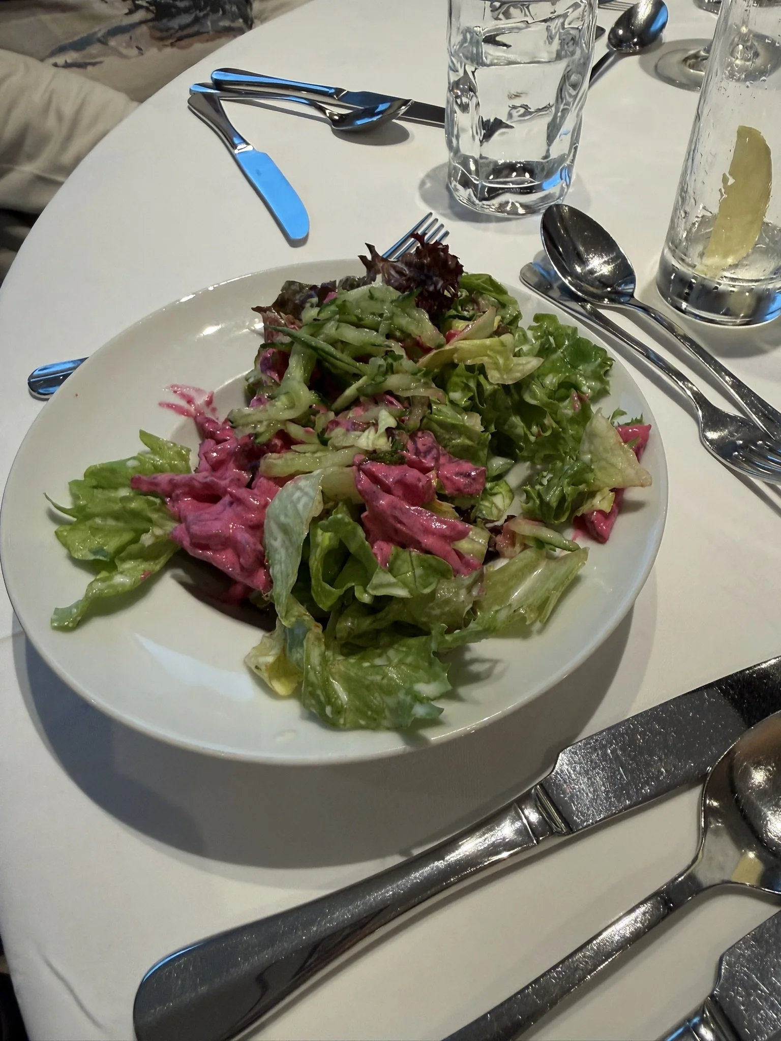 Evening Garden and Beet Salad