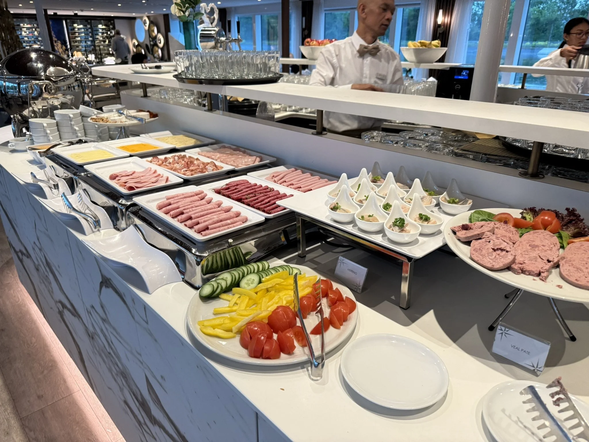 Breakfast Buffet - Meats and Cheeses