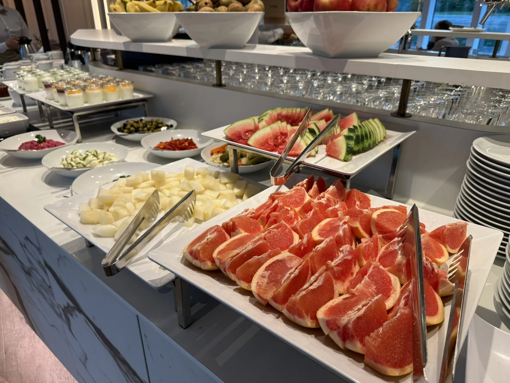 Breakfast Buffet - Fruits and Yoghurts