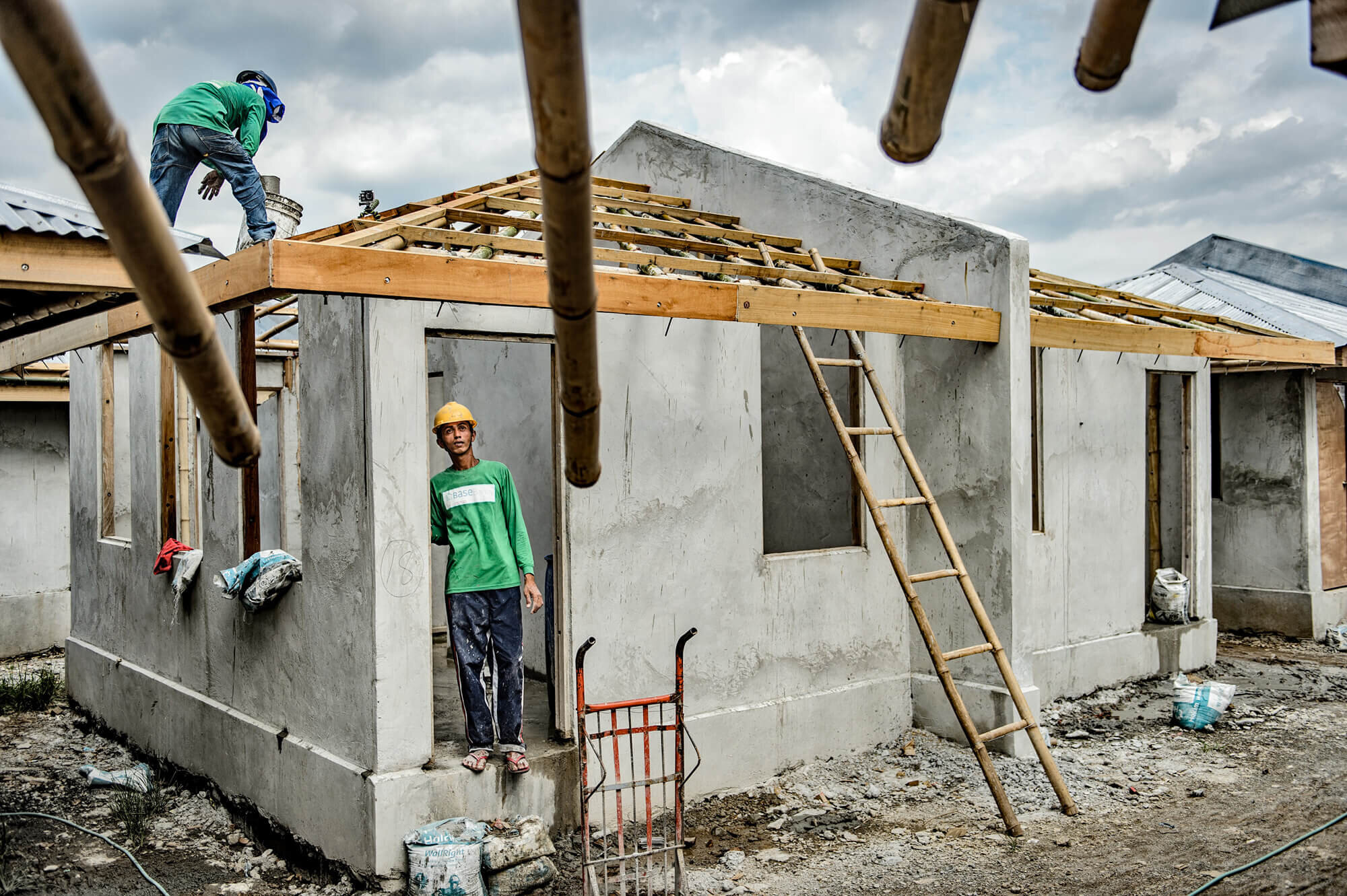 Sustainable Social Housing in The Philippines - Hilti Foundation - Cement Bamboo Frame Technology