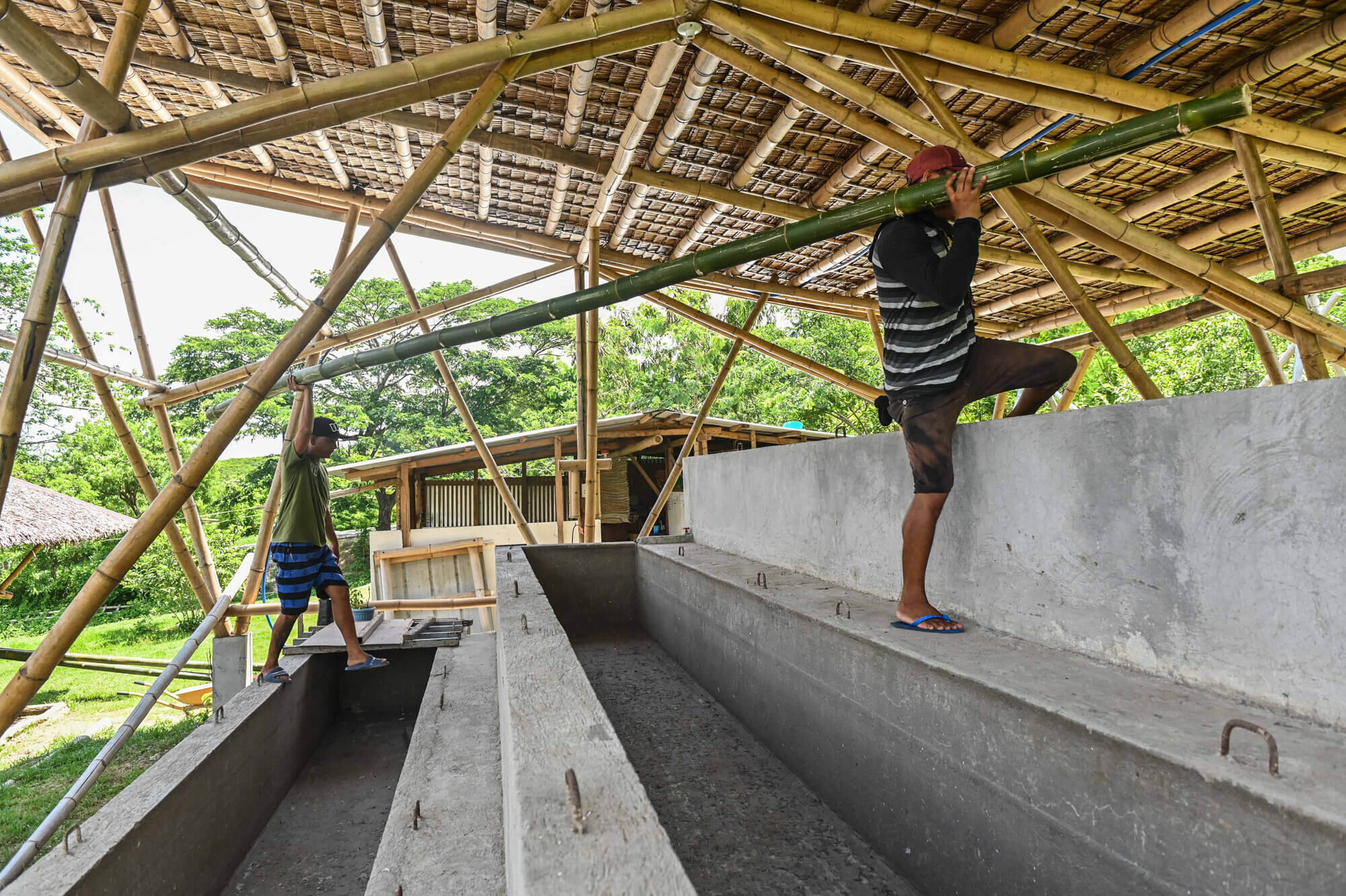 Sustainable Social Housing in The Philippines - Hilti Foundation - Cement Bamboo Frame Technology