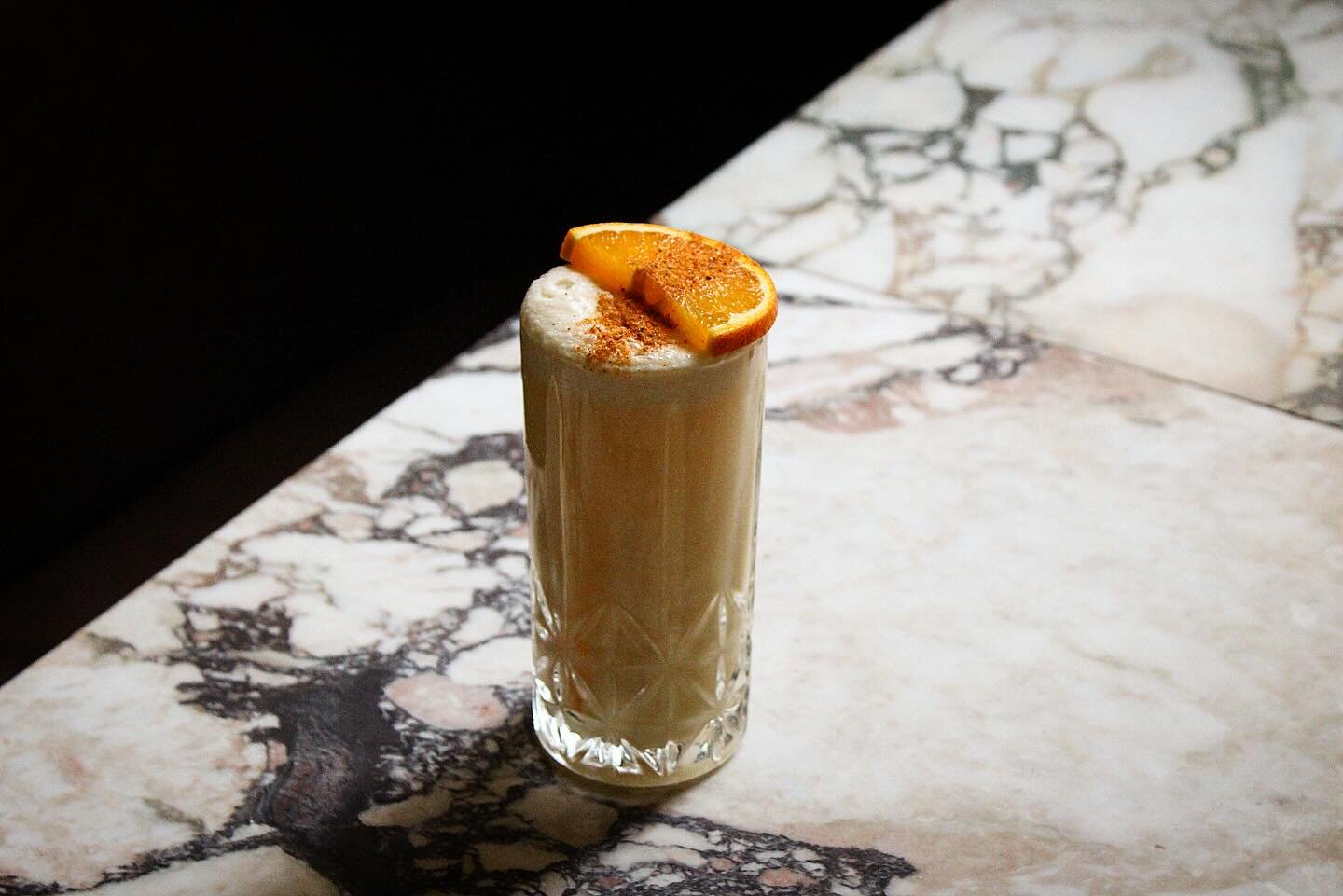 30 degrees in March is a bit of&hellip; Weird Science. 
Poured with @elijahcraig bourbon, banana liqueur, coconut, lime, orange, and pineapple. Topped off with club soda (egg cream style) and then dusted with elote seasoning. 
Pairs perfectly with th