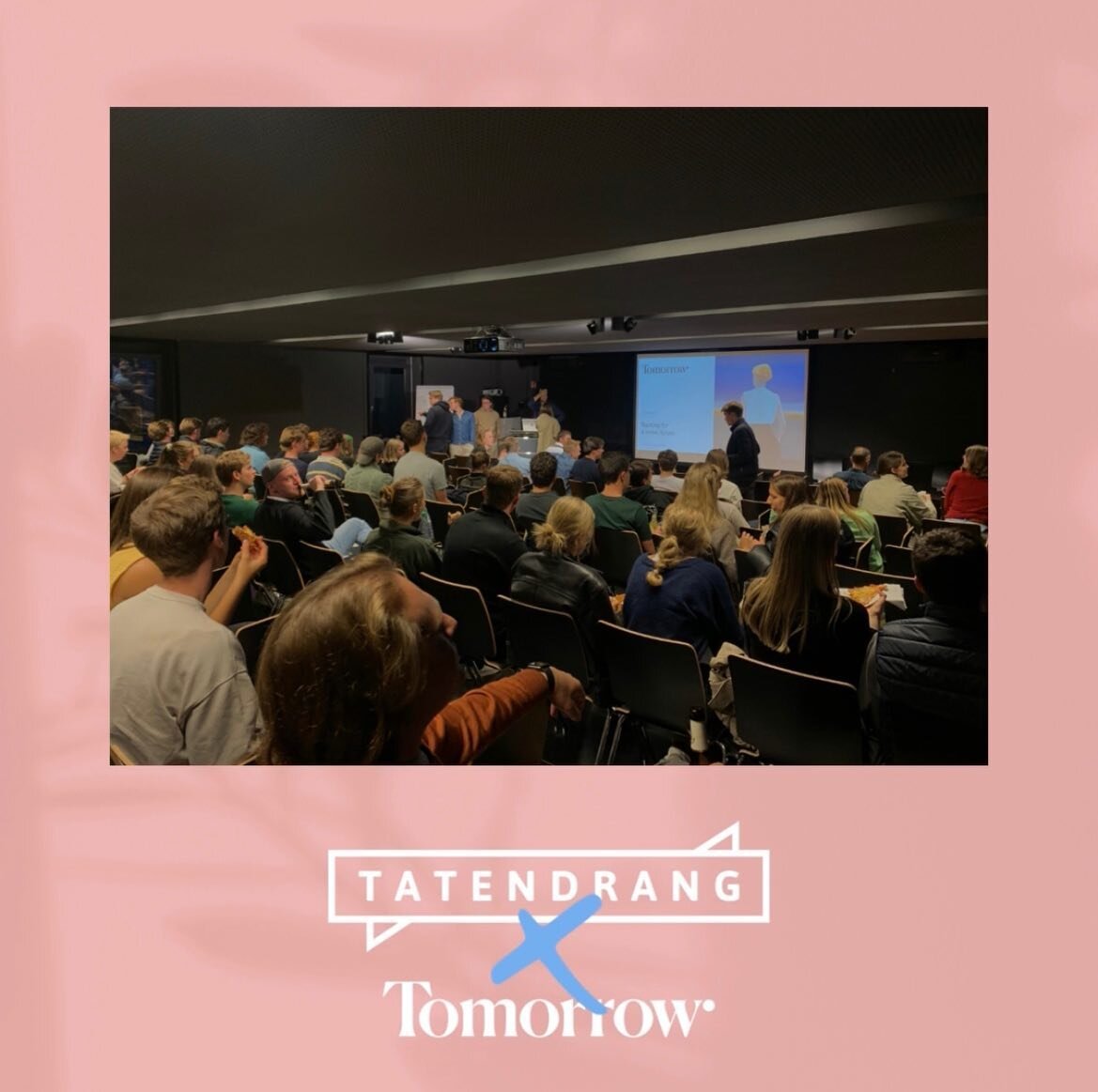 Recap zu unserem gro&szlig;artigem Tatendrang Connects Talk mit Alumnus, Tomorrow-Gr&uuml;nder und CEO Inas Nureldin.

Bei Tomorrow trifft Mobiles Banking auf gr&uuml;nes Girokonto. Sie bietet den Komfort des mobilen Bankings &ndash; ohne, dass die K