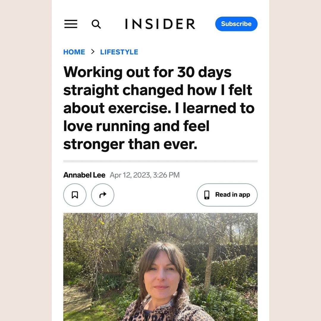 I wrote about how working out everyday finally helped me realise exercise does have to be awful / make you hate yourself / want to cry for @insider 🏃🏻&zwj;♀️

Fewer women than men find exercise fun which means there is a massive gender exercise enj