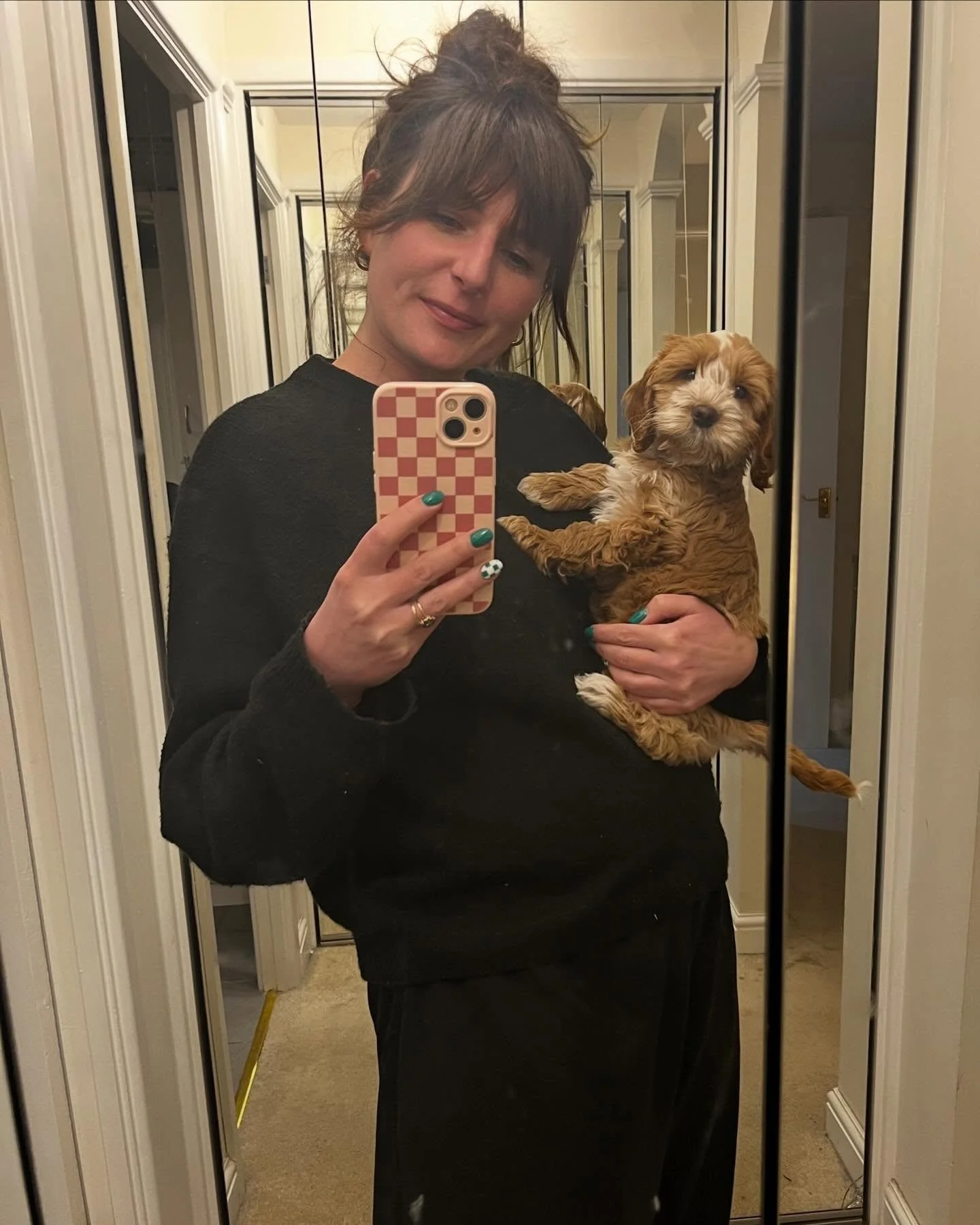 Having a puppy is a bit like having a baby - often asleep on me, house is a mess, productivity levels are at a record low and we&rsquo;re absolutely obsessed 🐶
