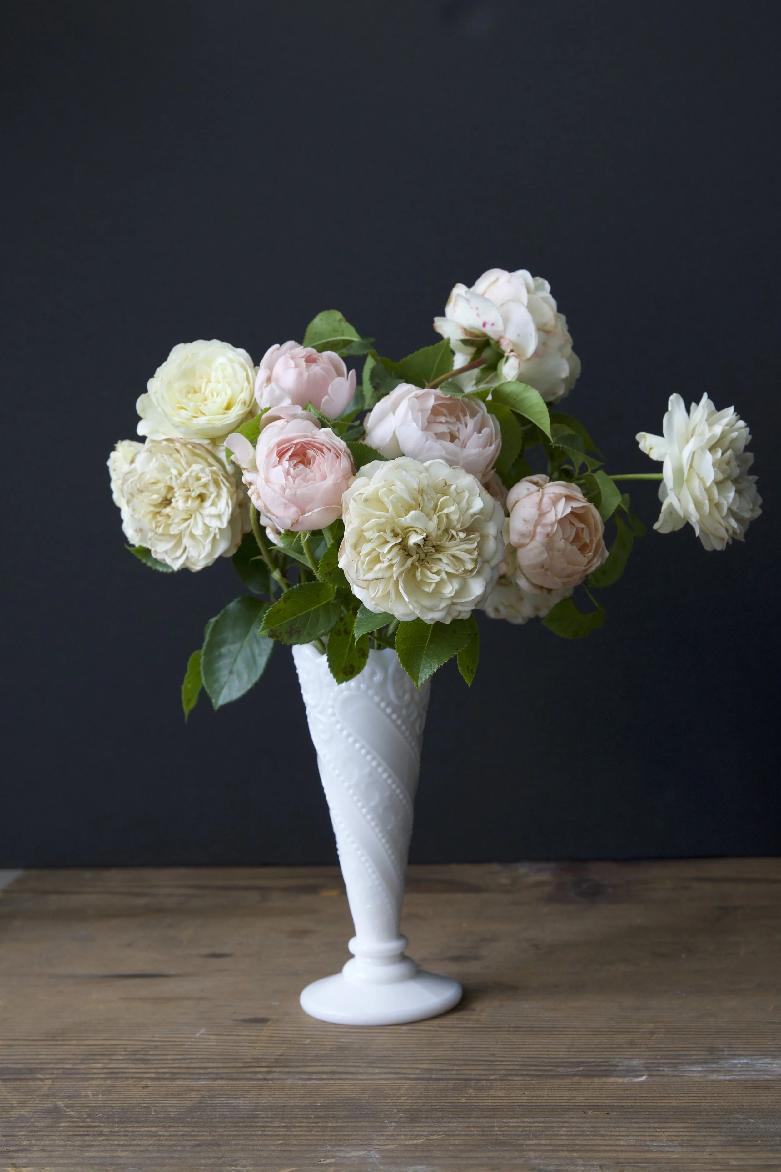 Milk Glass Vase