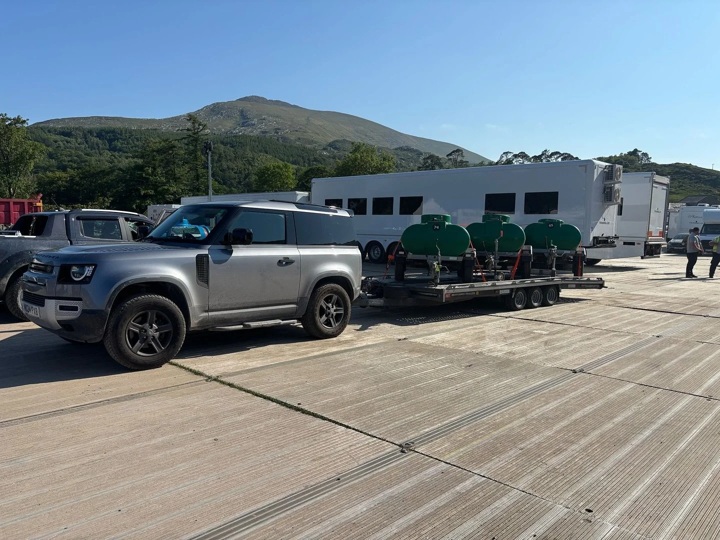 Kit in full swing. 

The team have been across various unit bases over the past few weeks, helping to transport and relocate the unit base infrastructure.