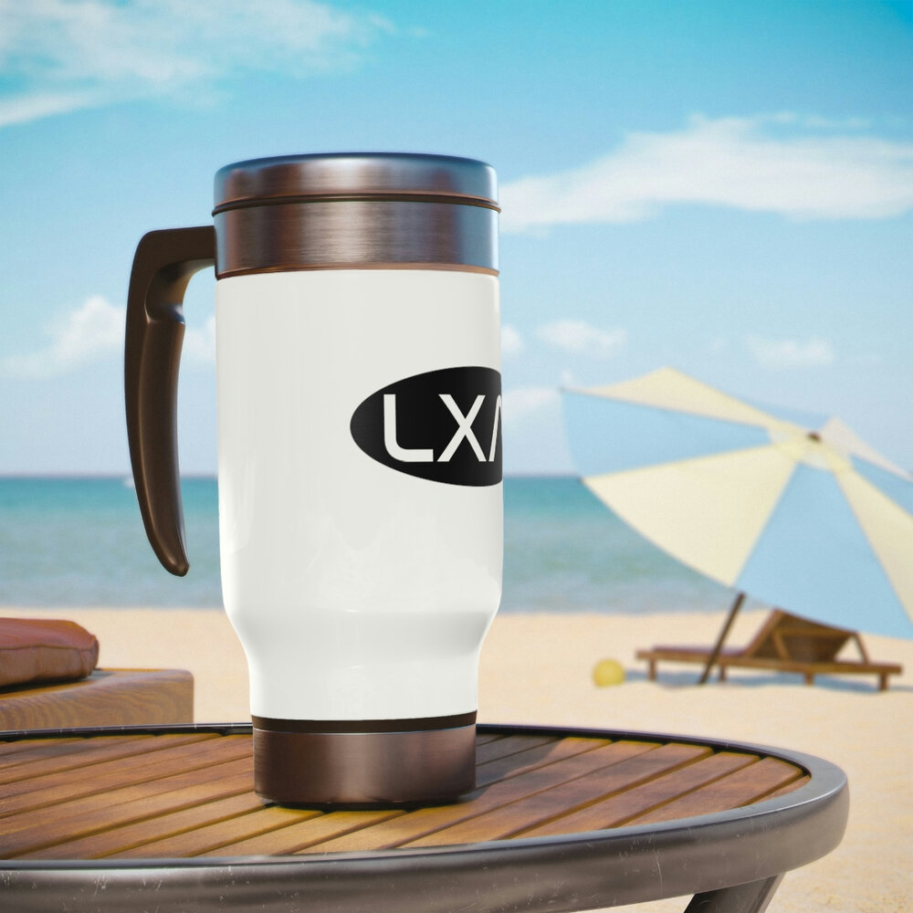 LXAI Stainless Steel Travel Mug with Handle, 14oz — LXAI