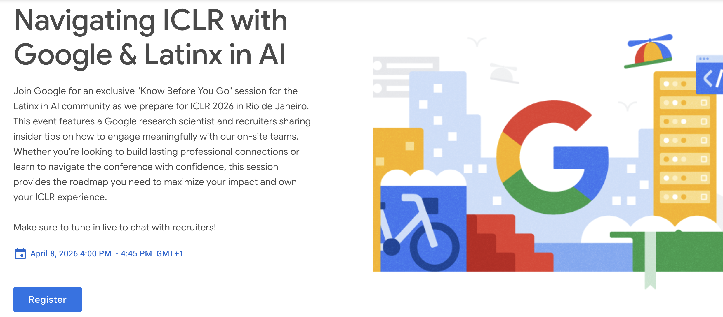 Navigating ICLR with Google &amp; Latinx in AI