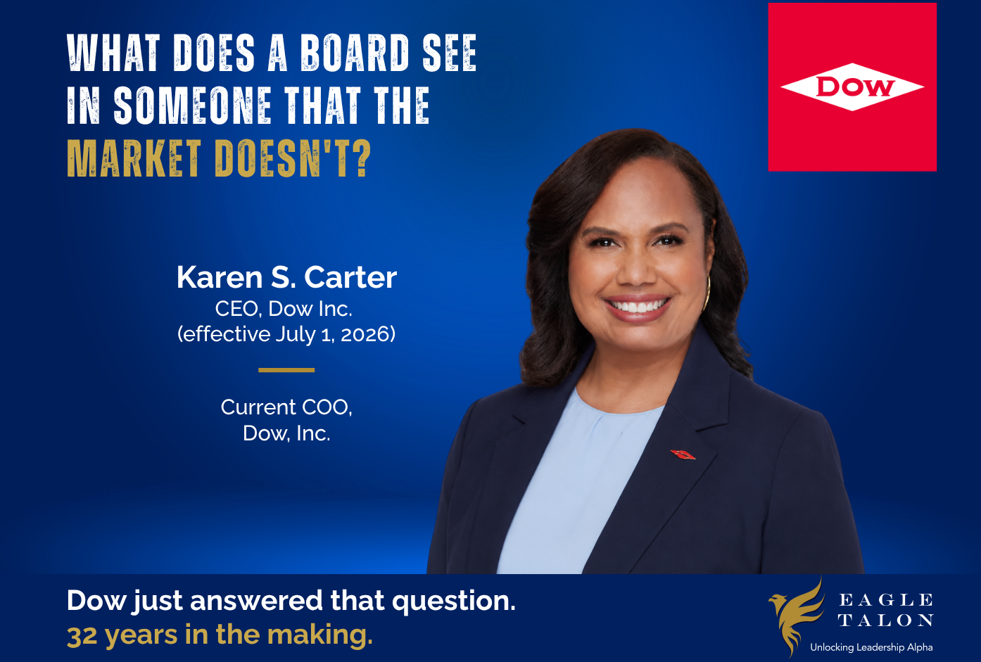 What does a board see in someone that the market doesn't