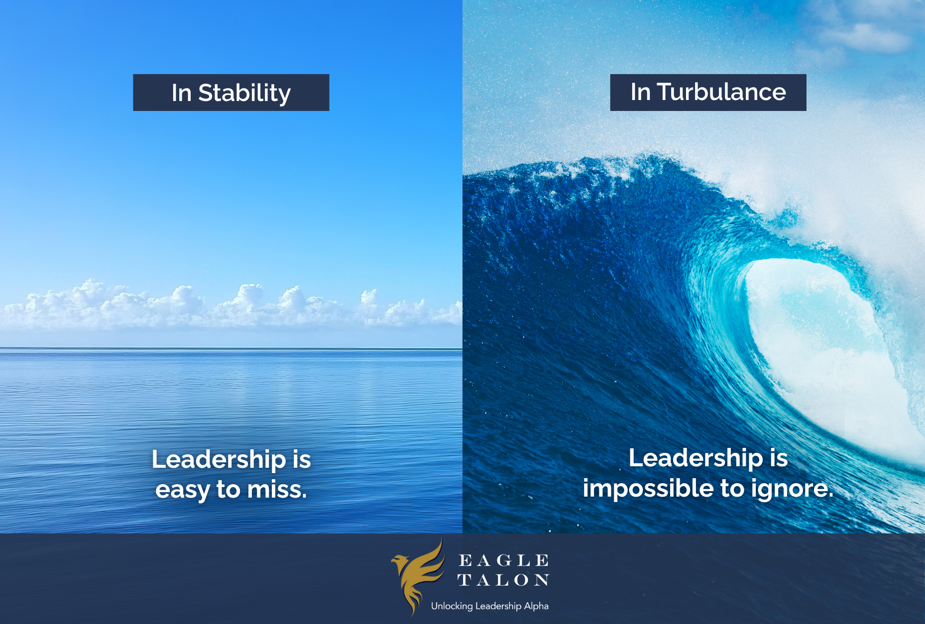 When markets are calm, leadership character is easy to overlook