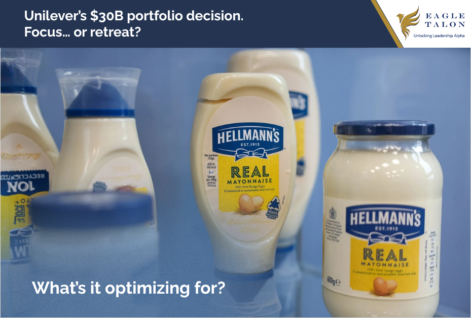 Some CEOs grow by adding. Others grow by letting go