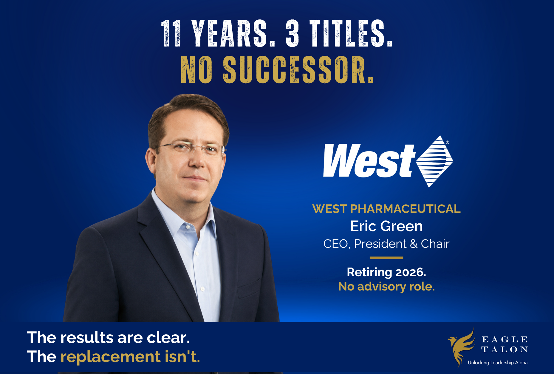 Eleven years. Three titles. No successor.