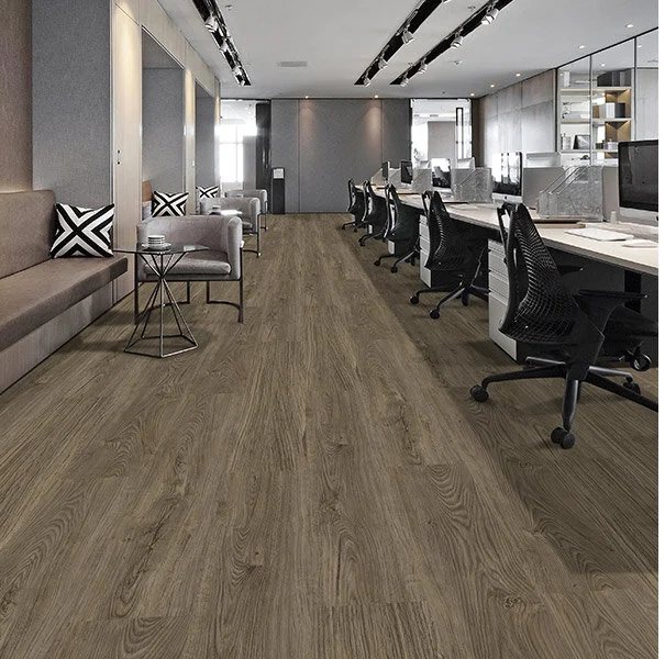 Floorida plank in the St. Petersburg colorway across an open-plan office