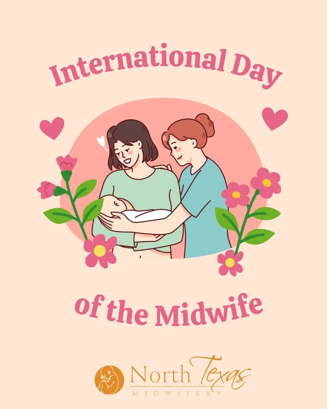 Happy International Day of the Midwife!

Today, we are celebrating the heart and soul of maternal health. Whether they are supporting a first-time parent or guiding someone through their fourth (or more!) journey, midwives provide a level of personal