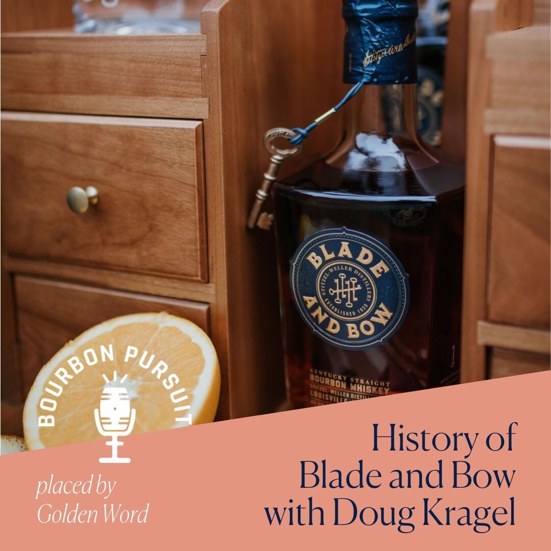 If you've ever been curious about the history and story behind @bladeandbowwhiskey, Diageo Master Educator @whiskey_fresh shares it all on the @bourbonpursuit podcast. We love collaborating with Doug! He knows bourbon history, Blade and Bow and Stitz