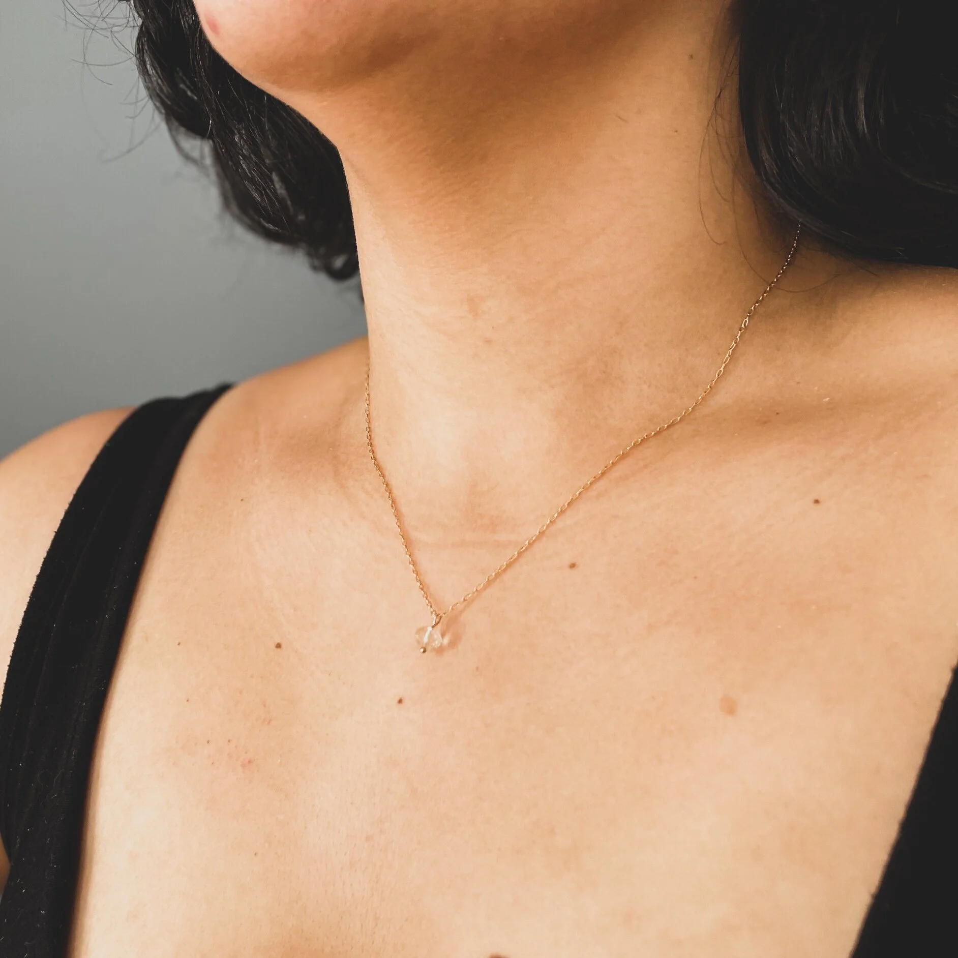 Honey Droplet Gold Necklace