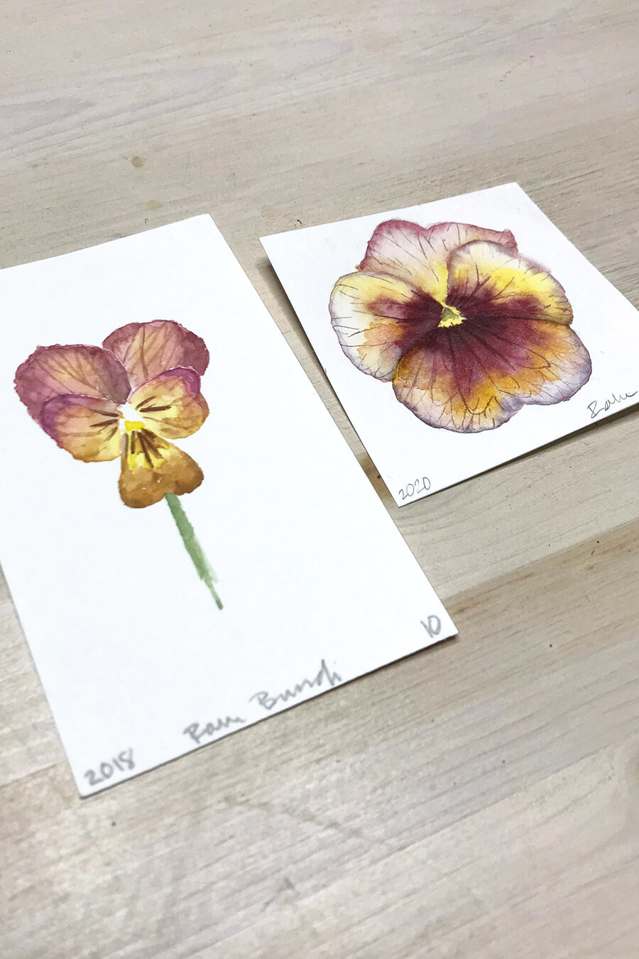 Pansy Painting