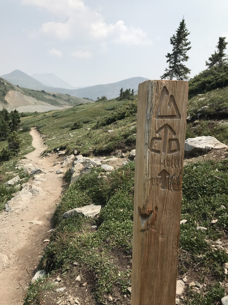 CDT and CO Trail Sign