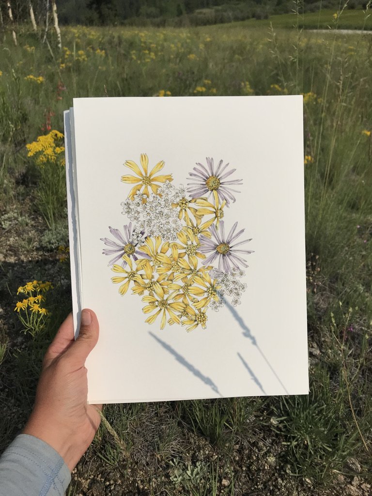 Wildflower Painting