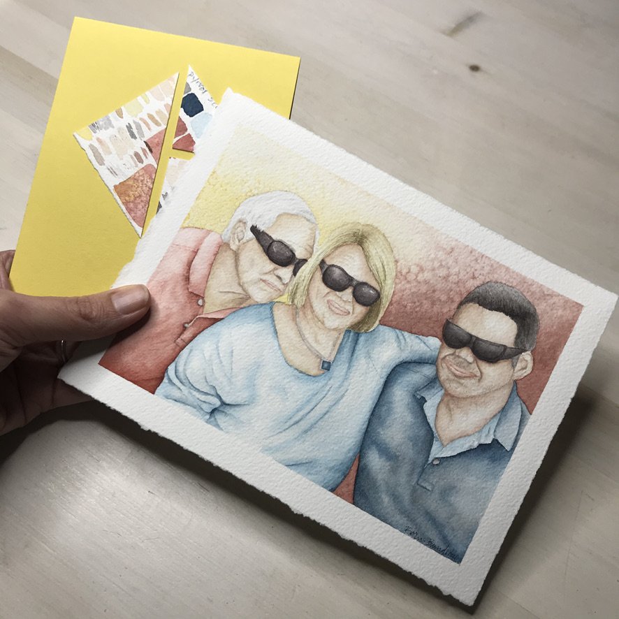 Family Portait in Watercolor