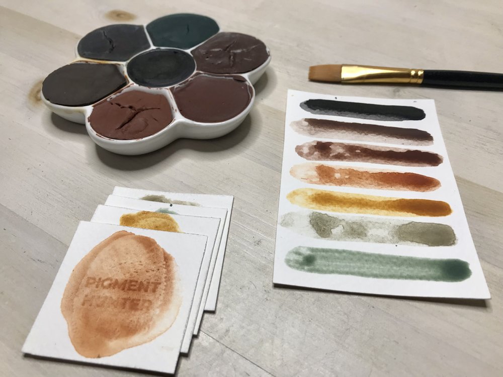 Foraged Watercolor Palette