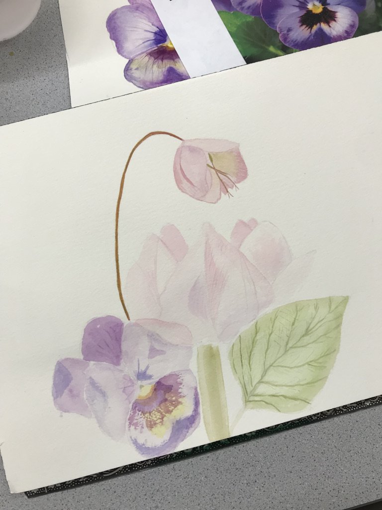 Spring Florals in Watercolor