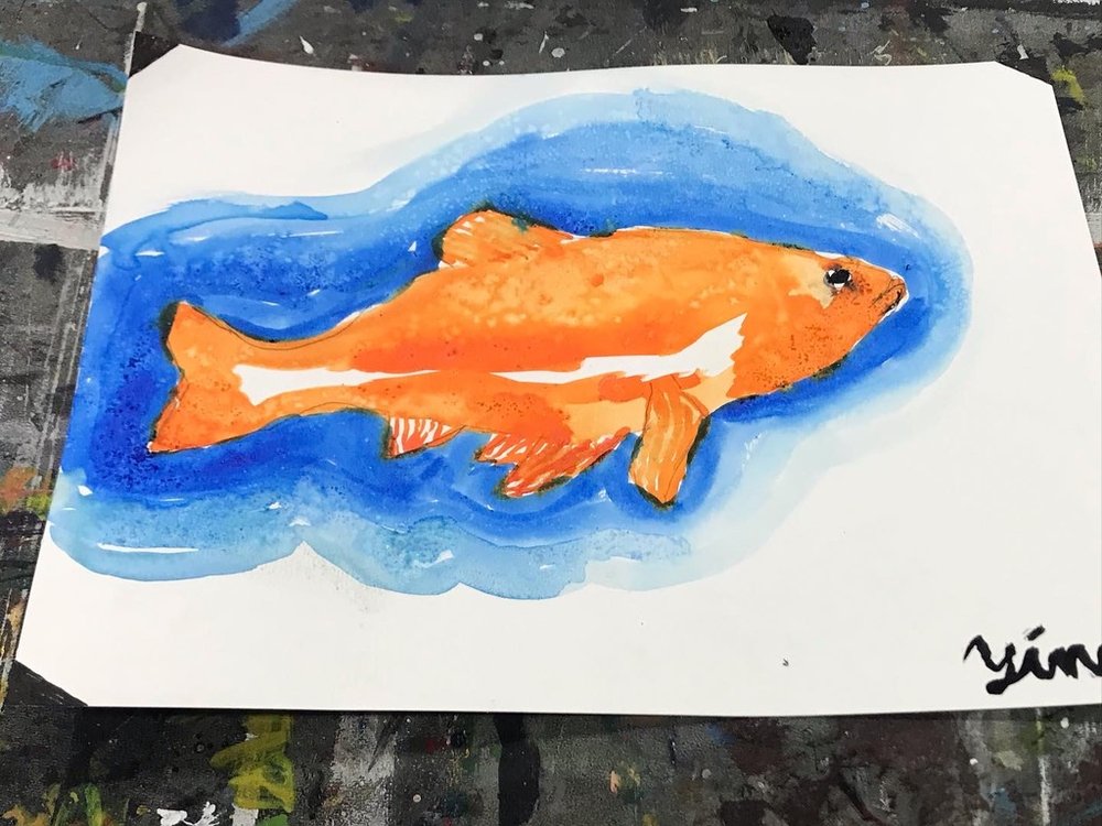 Watercolored Fish