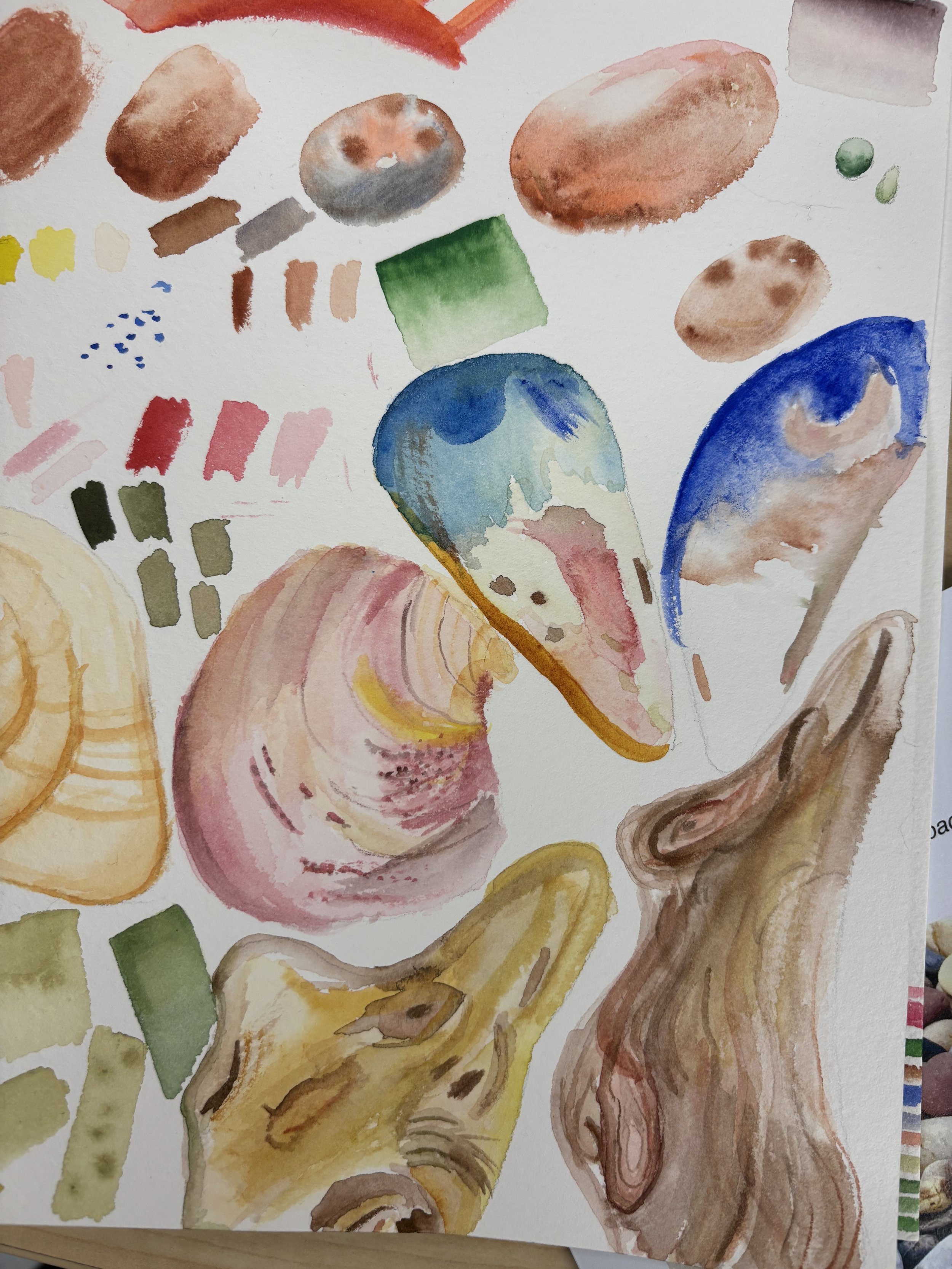 Beach Combing Watercolor