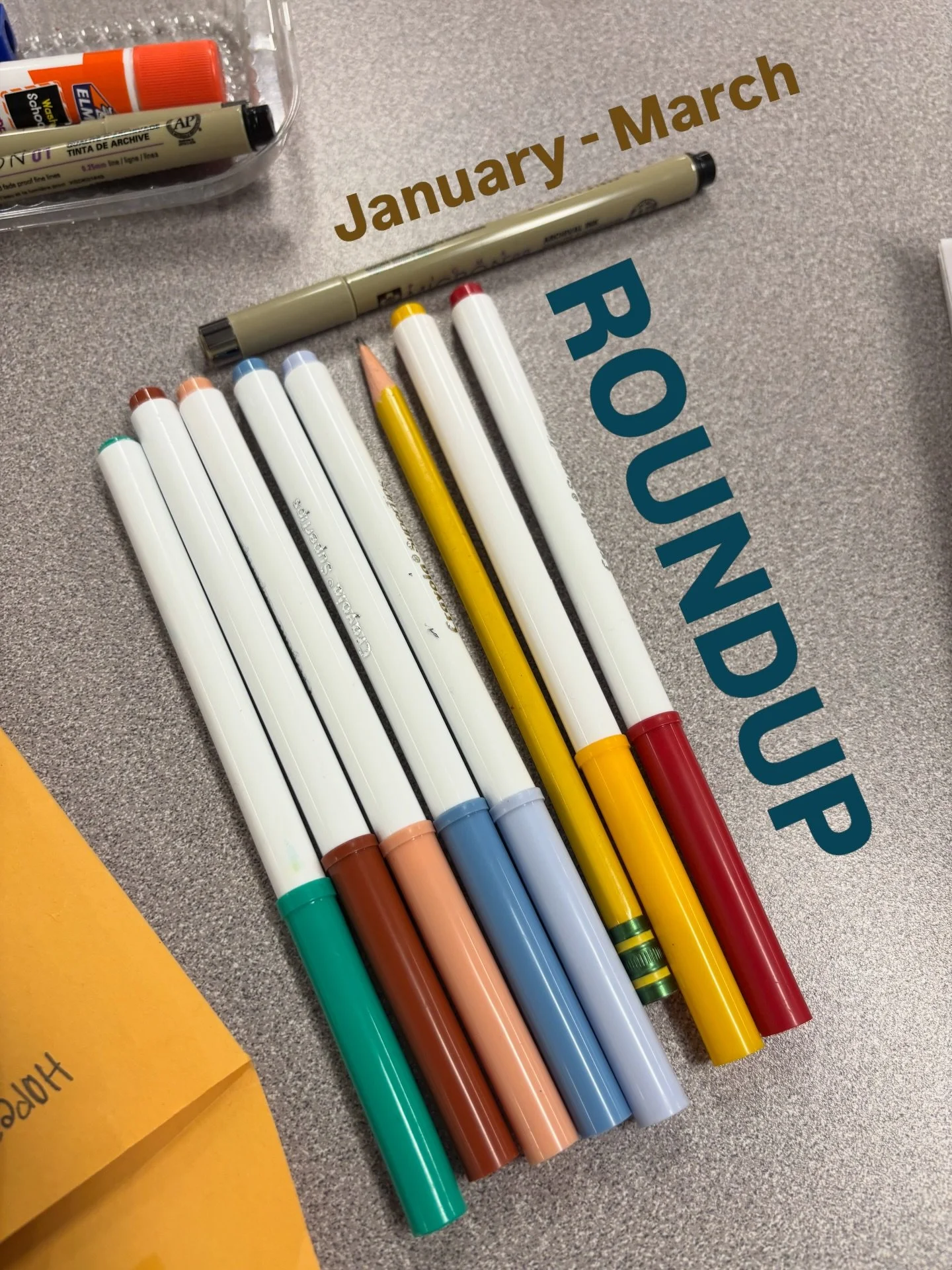 A little roundup of the first three months of the year. It was fueled by lots of teaching and London Fogs.