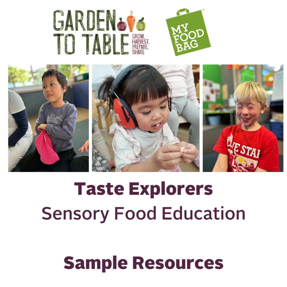 Taster resources — Garden to Table
