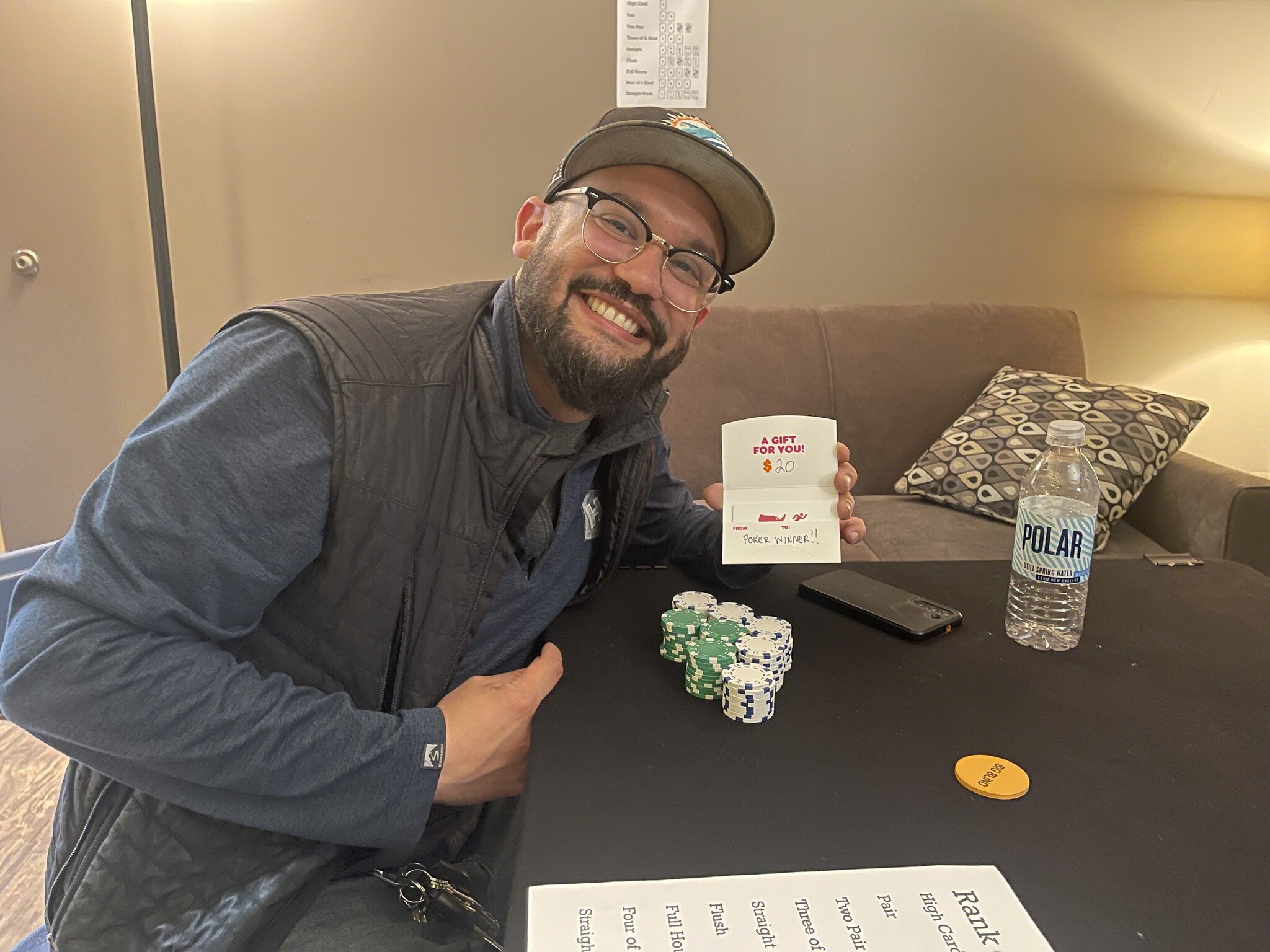 Last week High Output held a very successful game night in one of our studios for our crew! It was a night filled with pizza, video games, board games, and even a round of poker! By the end of some close matches, our Canton Shop Manager Javier came o