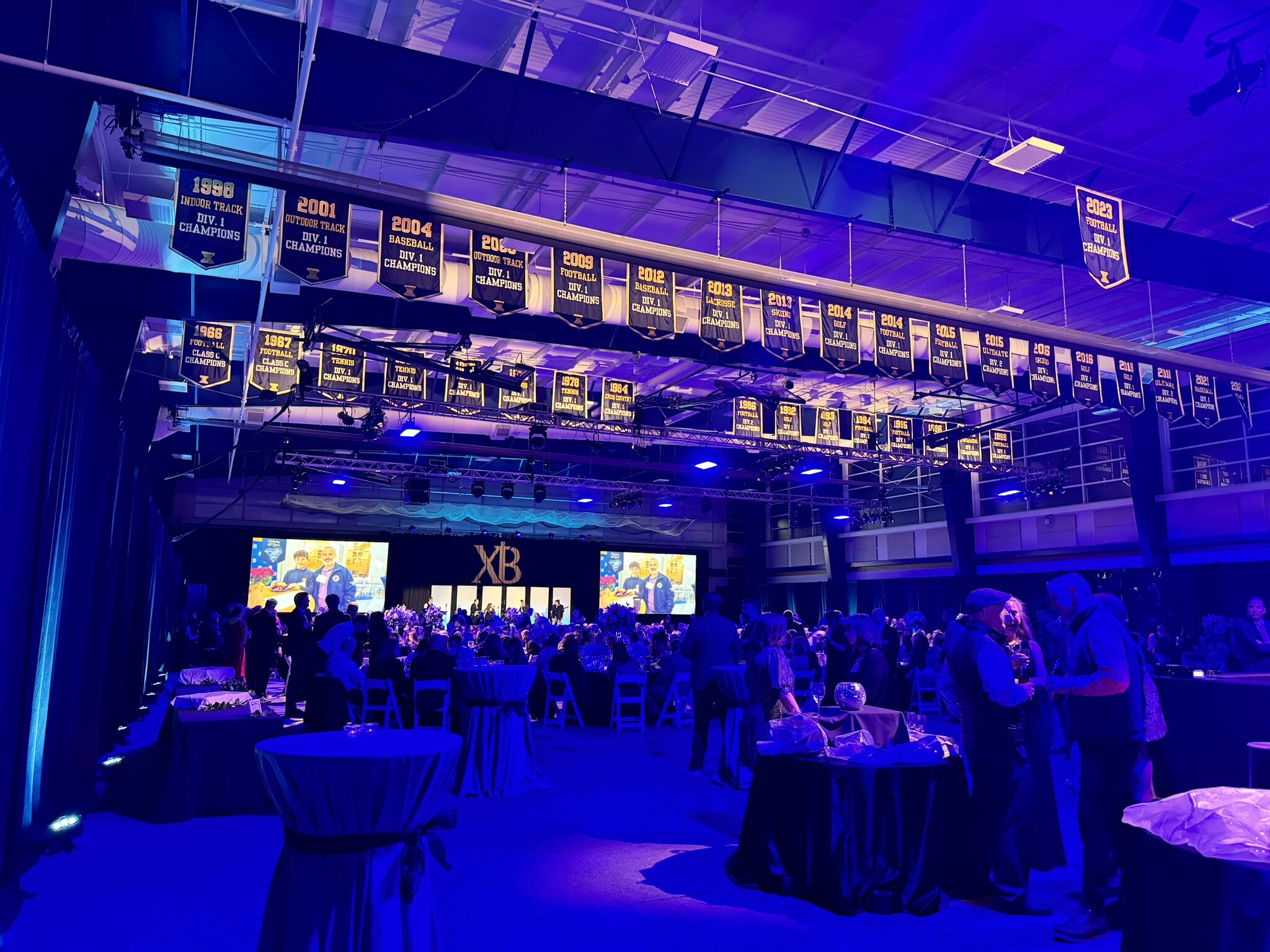 This year&rsquo;s xaverianbrothershighschool Gala celebrated the school&rsquo;s 60th anniversary. High Output once again provided lighting, rigging, drapery, and guest wifi access. By incorporating diamond design elements into this year's event we we