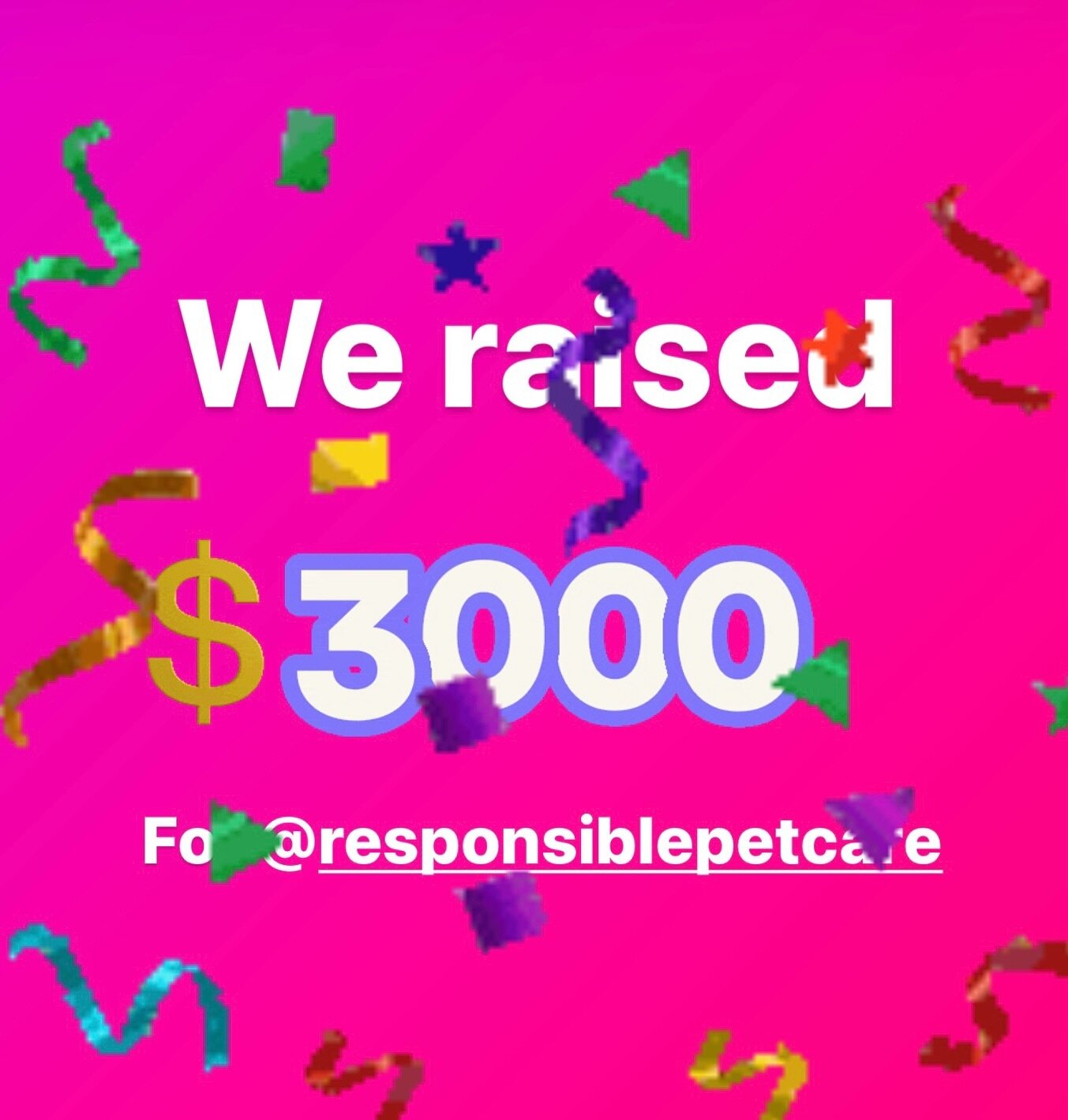 Woo hoo!!!

Thank you all so much for last weeks $5 Friday donations!!!

I couldn&rsquo;t do this without you guys! Thanks so much for your support ❤️ 

This coming $5 Friday is going to be a bit different! Once we reach my $2000 goal for @responsibl