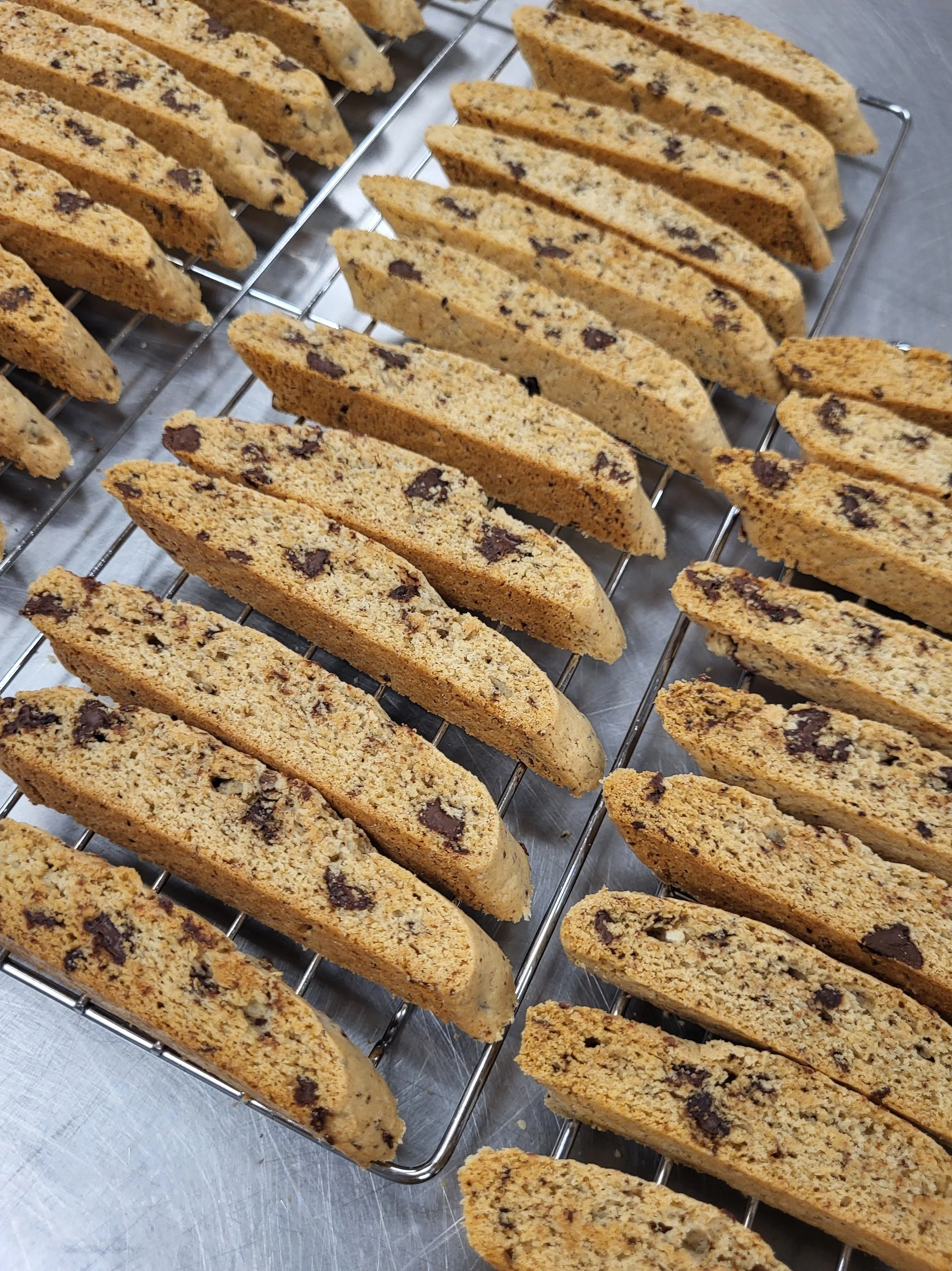 award-winning gluten-free chocolate chip biscotti!!