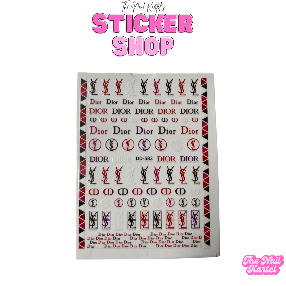 Designer Sticker #24 — Shop Nail Kartel