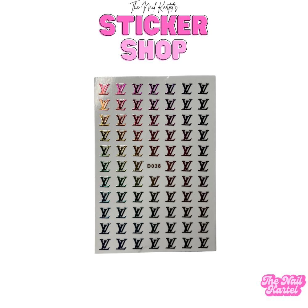 Nail Sticker - D038 LV