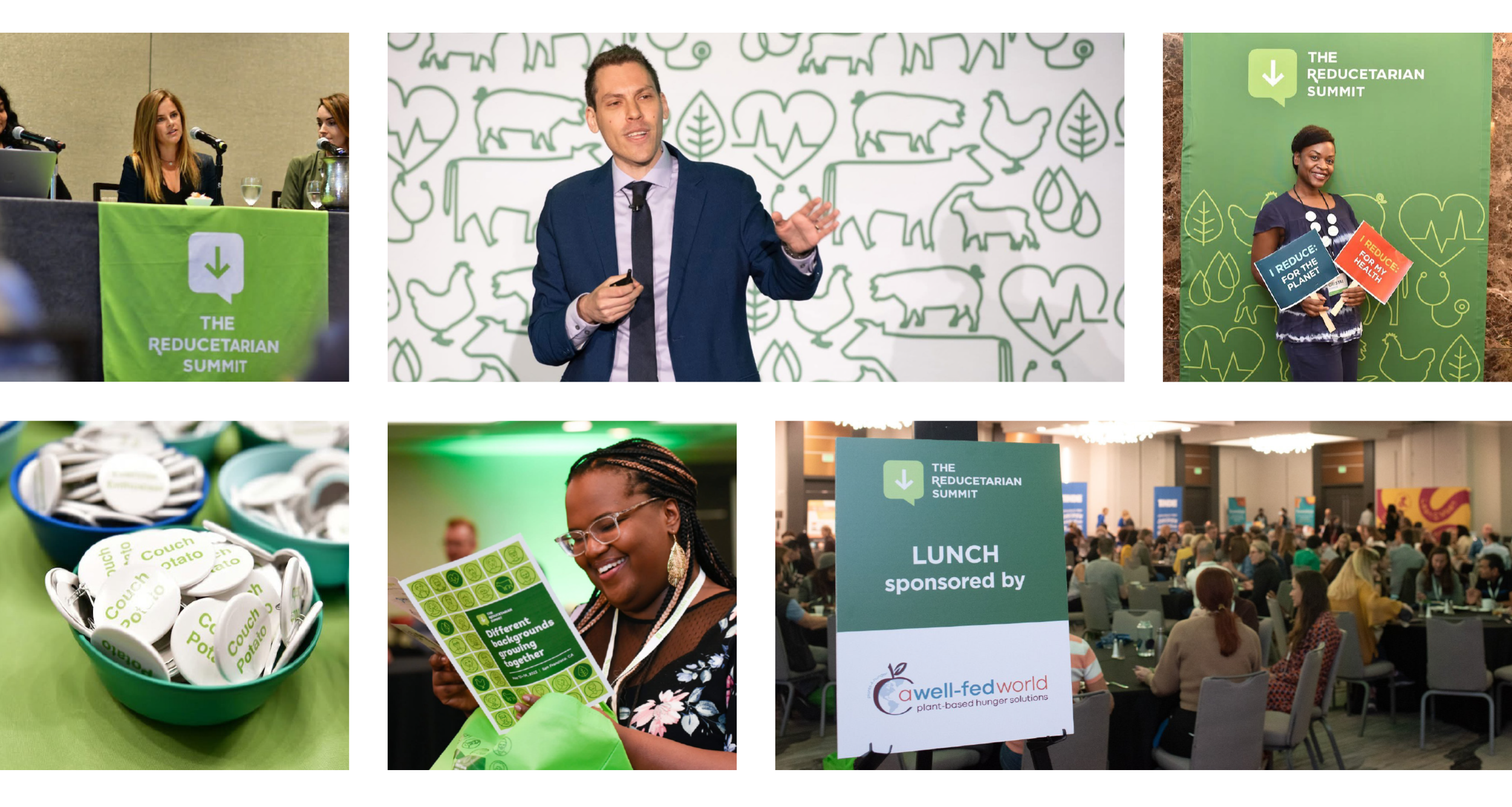 Reducetarian Foundation - Event collage