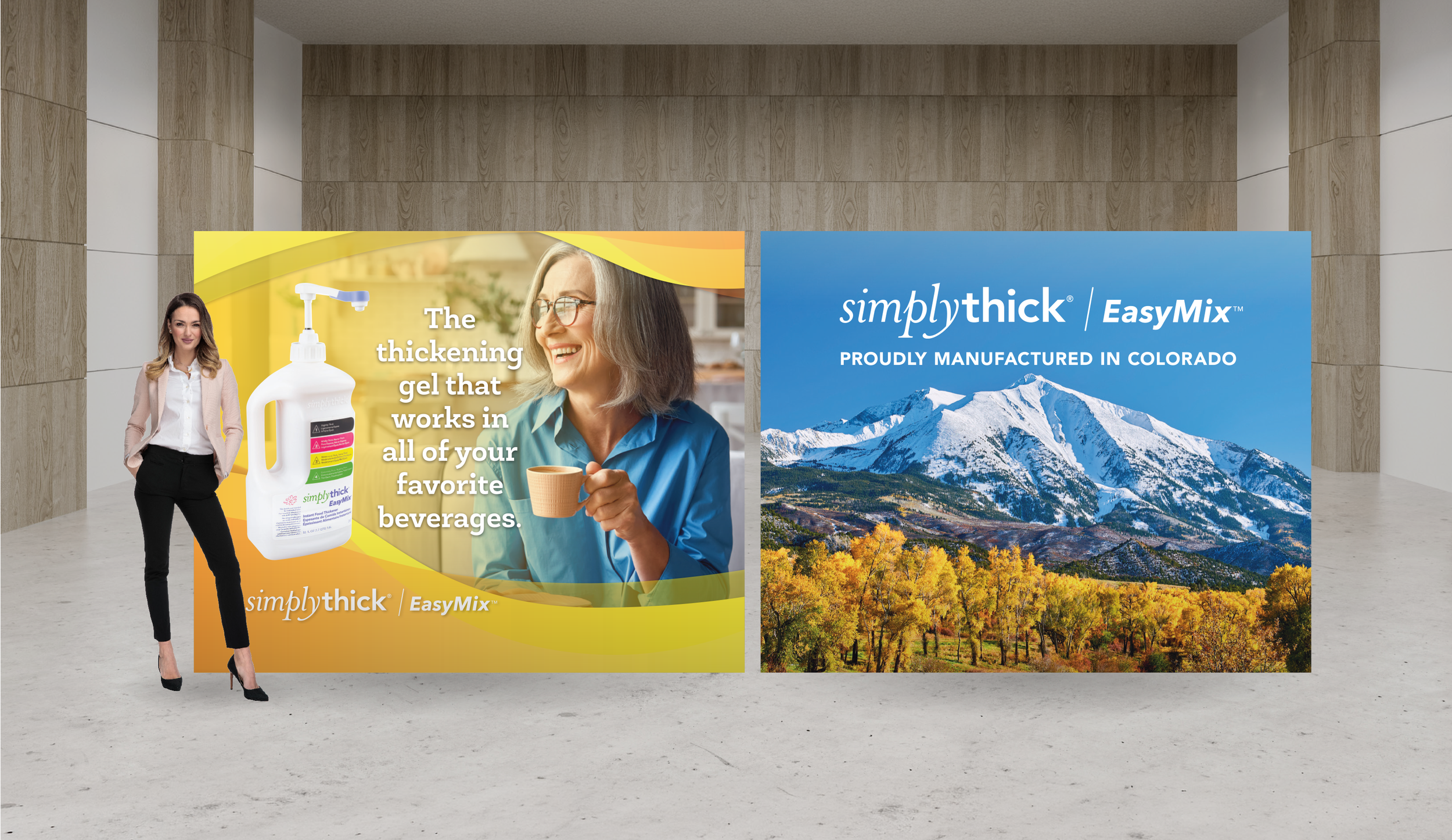 SimplyThick - Tradeshow banners