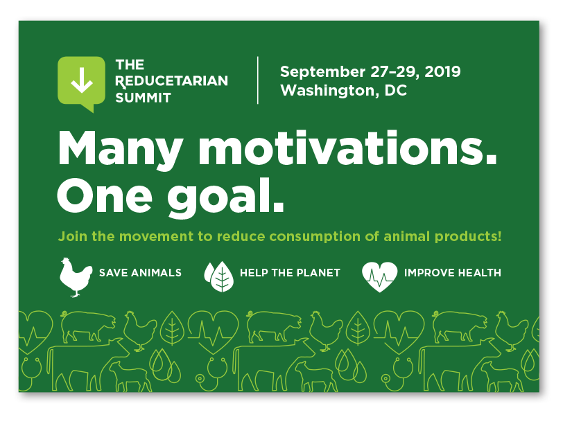 Reducetarian Foundation - Postcard front