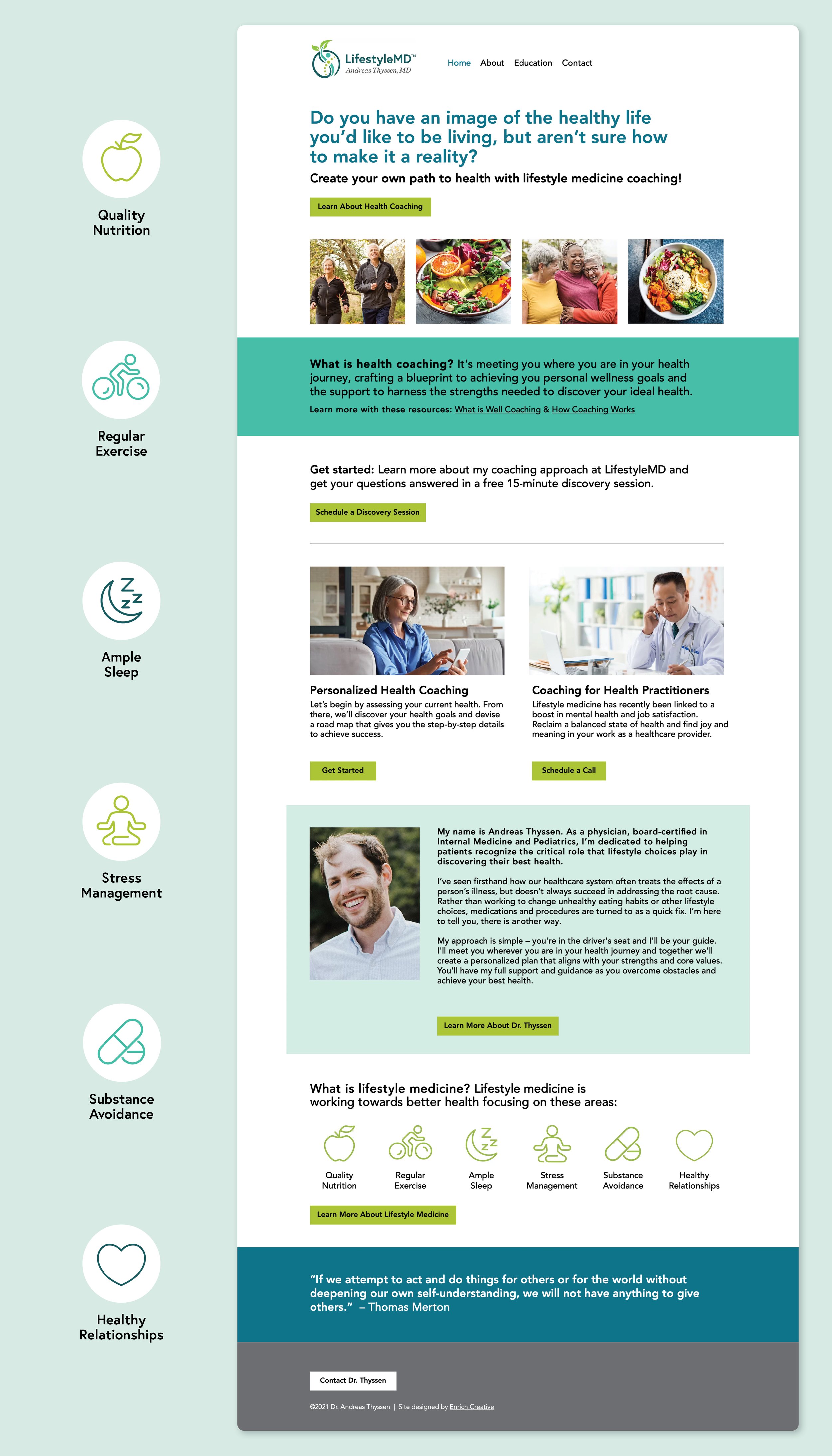 LifestyleMD - Website Design