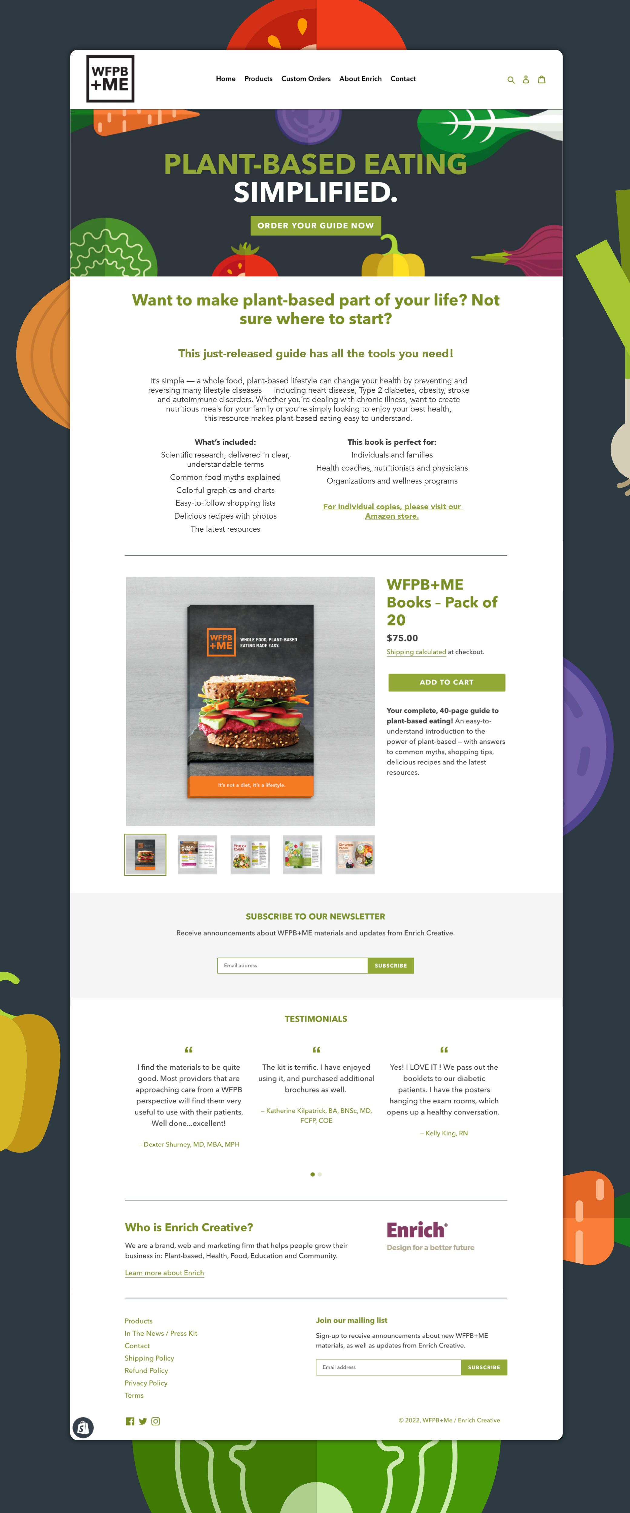 WFPB+ME - Website