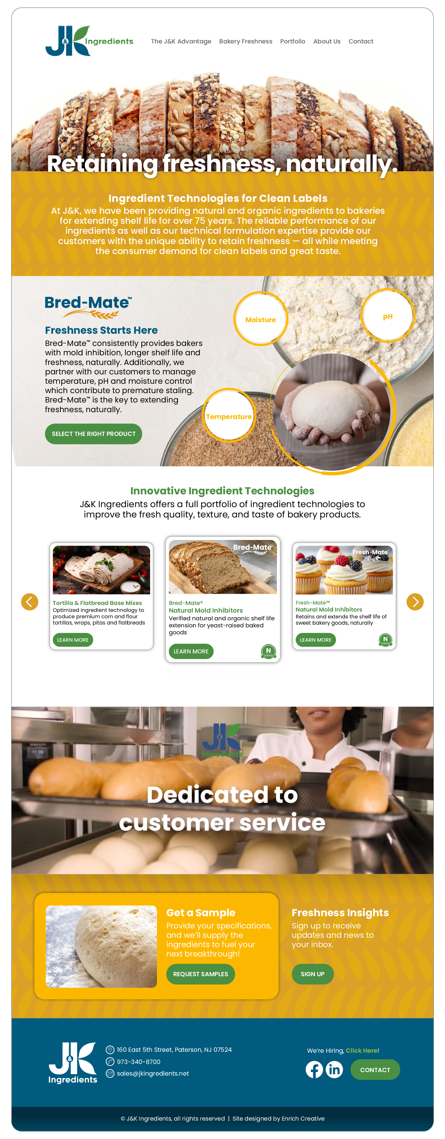 J&K Ingredients - Website