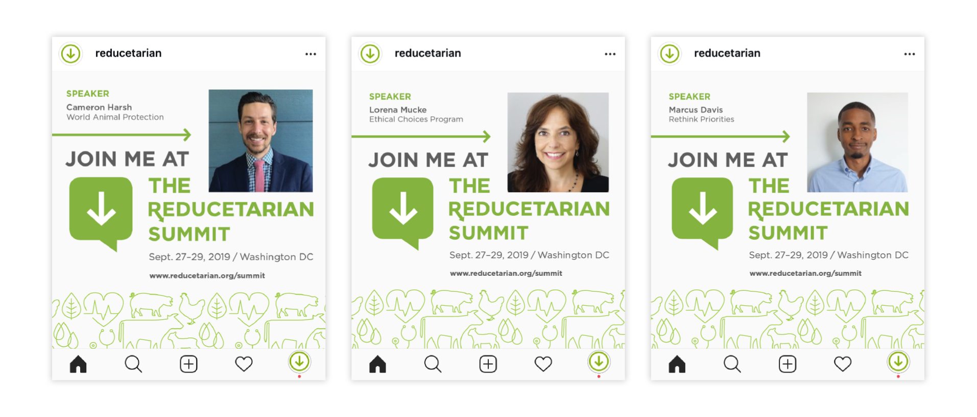 Reducetarian Summit - Social Media