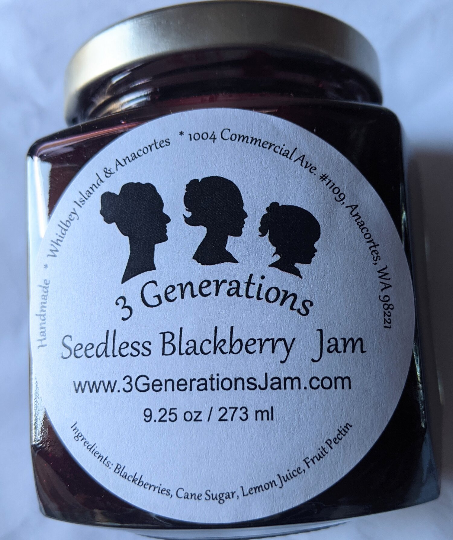 Seedless Blackberry Jam — 3 Generations Jam