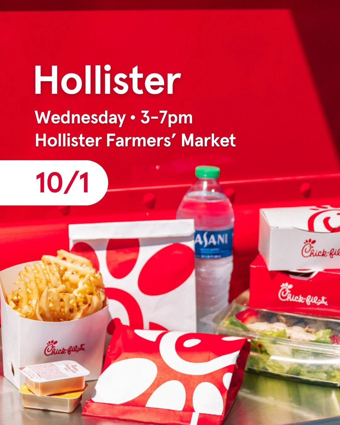 Looking forward to a beautiful evening at the @dwntwn_hollisterfarmersmarket this week. 🌻 See you there? 
...
Wednesday &bull; 10/1 | 3 - 7pm
Hollister Farmers Market
Downtown Hollister