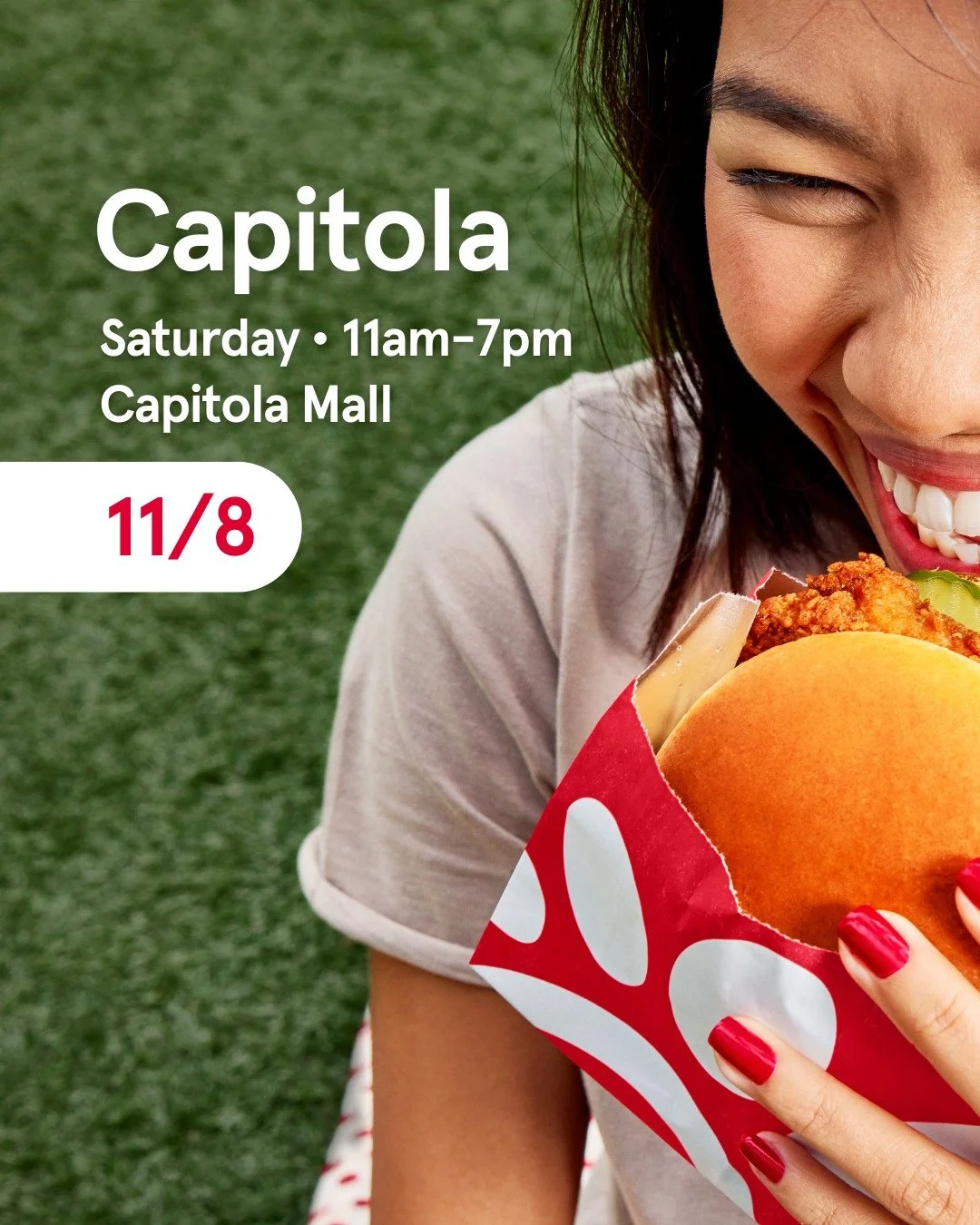 We're back again this Saturday, Capitola. See you there?
Let's hear your favorite sauce choices in the comments!
...
Saturday &bull; 11/8 | 11am - 7pm
Capitola Mall
1855 41st Ave, Capitola, CA 95010