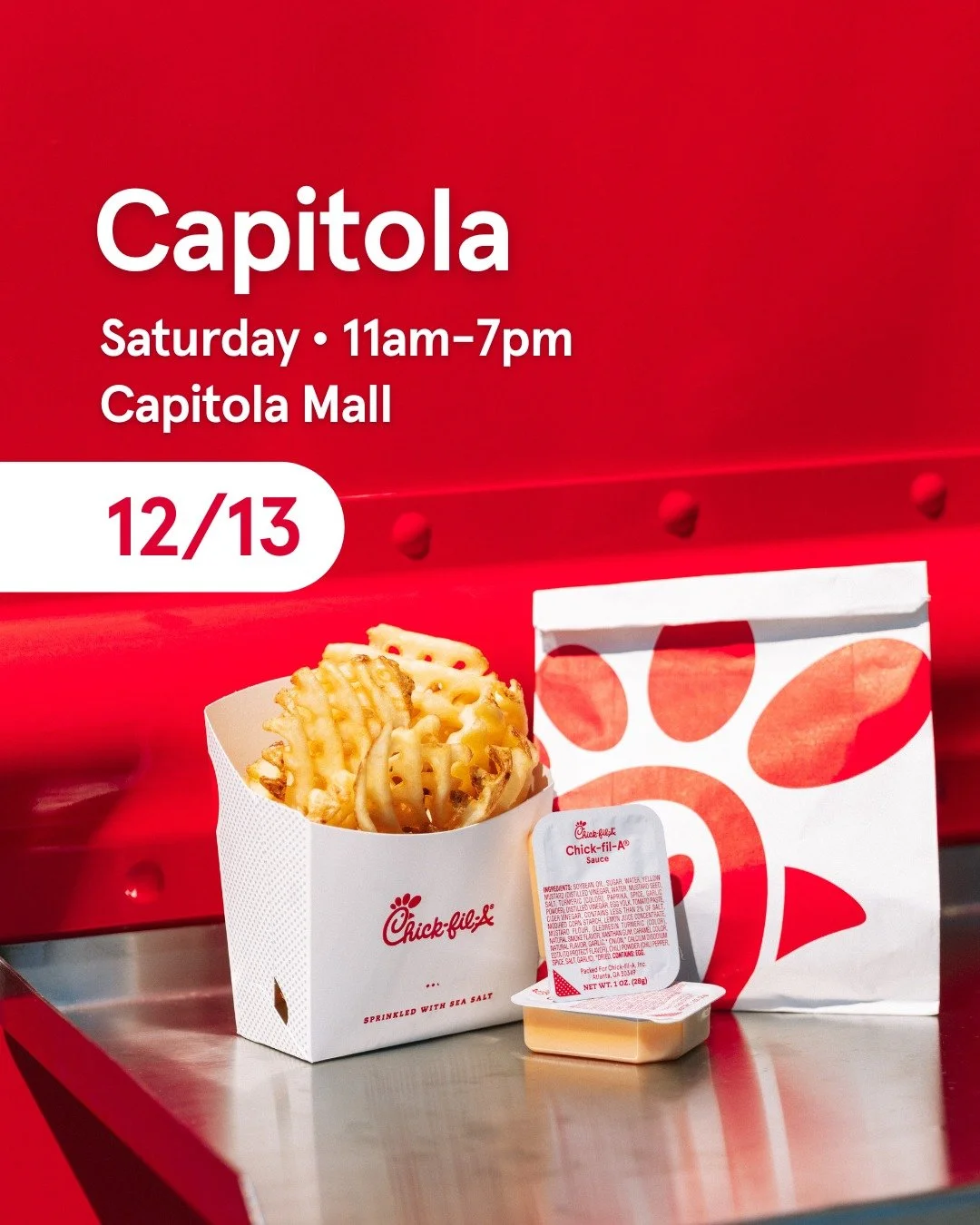 We're ready to see you again this Saturday, Capitola! Finish up your holiday shopping and then swing by for some lunch or dinner. 🎄
...
Saturday &bull; 12/13 | 11am - 7pm
Capitola Mall
1855 41st Ave, Capitola, CA 95010