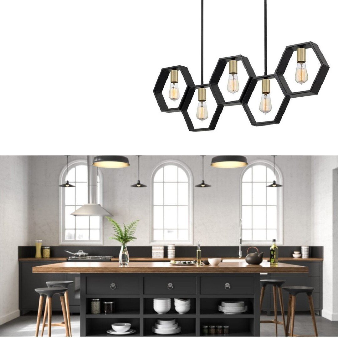 Adding a touch of urban modern in to your design can be as easy as adding industrial pendant lighting. Channelling the feeling of exposed steel and piping while creating a connection between open and intimate spaces.⁠
⁠
Industrial Chandelier from @ur