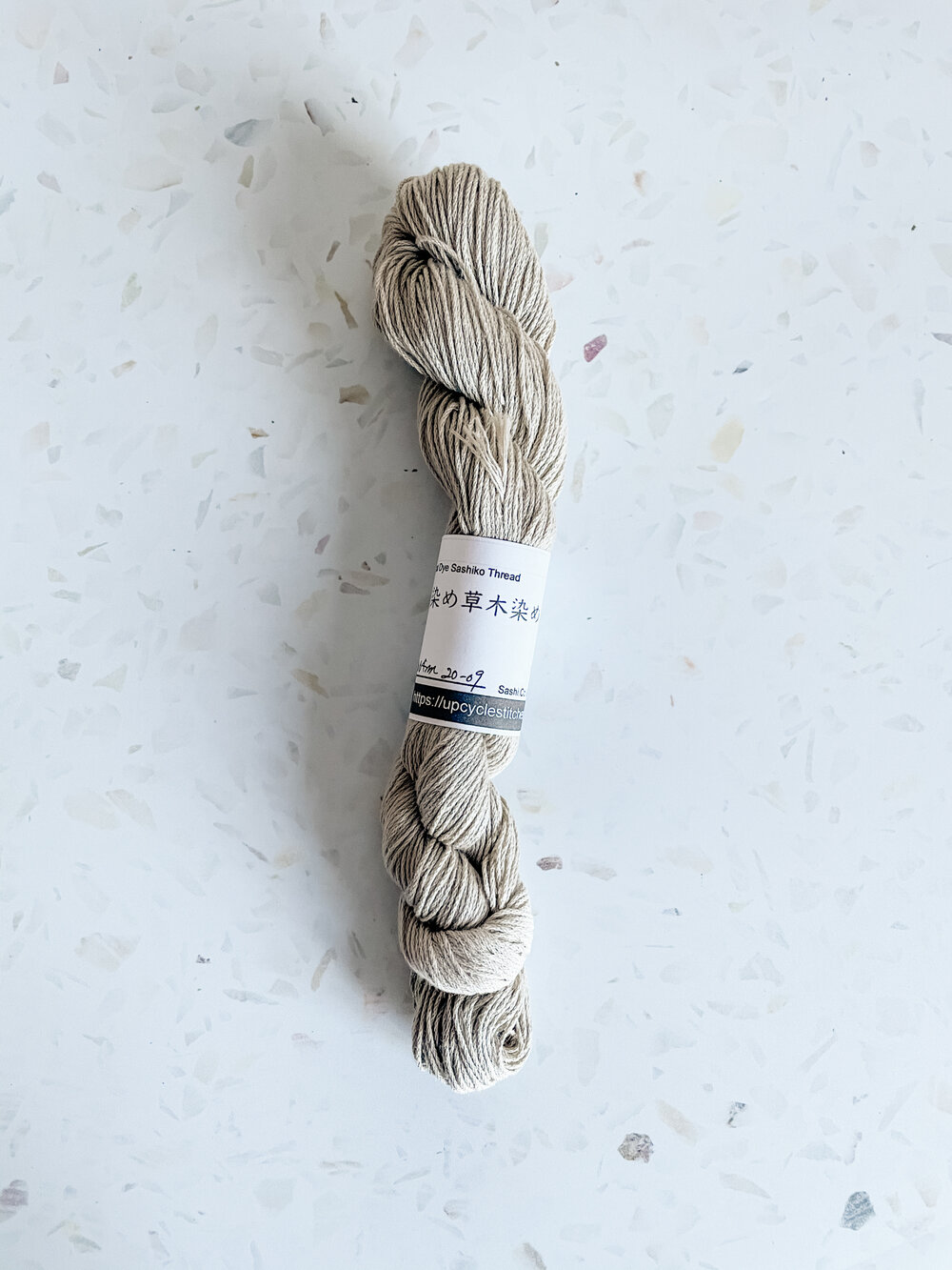 Pale Blue - Solid, Plant Dyed Sashiko Thread